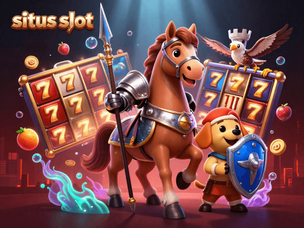 Kembangkan pengalaman bermain situs slot dengan slot gulung, karakter ksatria dan simbol keberuntungan.