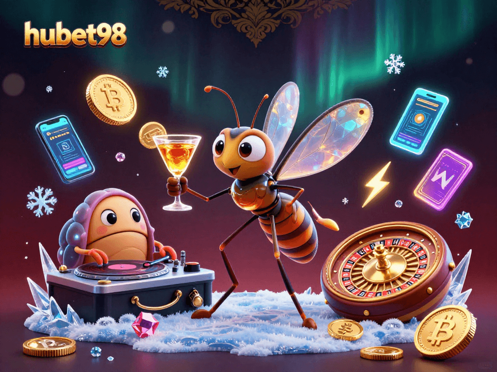 Win big with hubet98 while enjoying a dynamic casino scene filled with vibrant gaming elements.