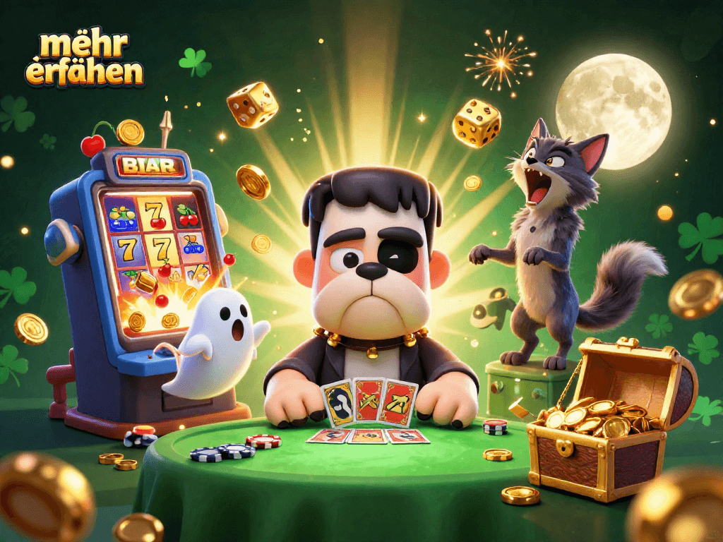 Engage in thrilling gameplay and learn mehr erfahren strategies with our unique 3D casino illustration.