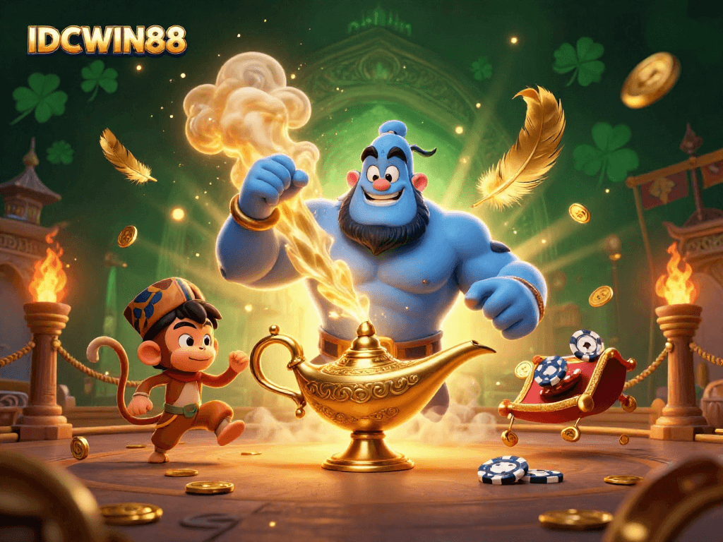 Play at IDCWIN88 and experience a magical casino world filled with golden riches and exciting games.