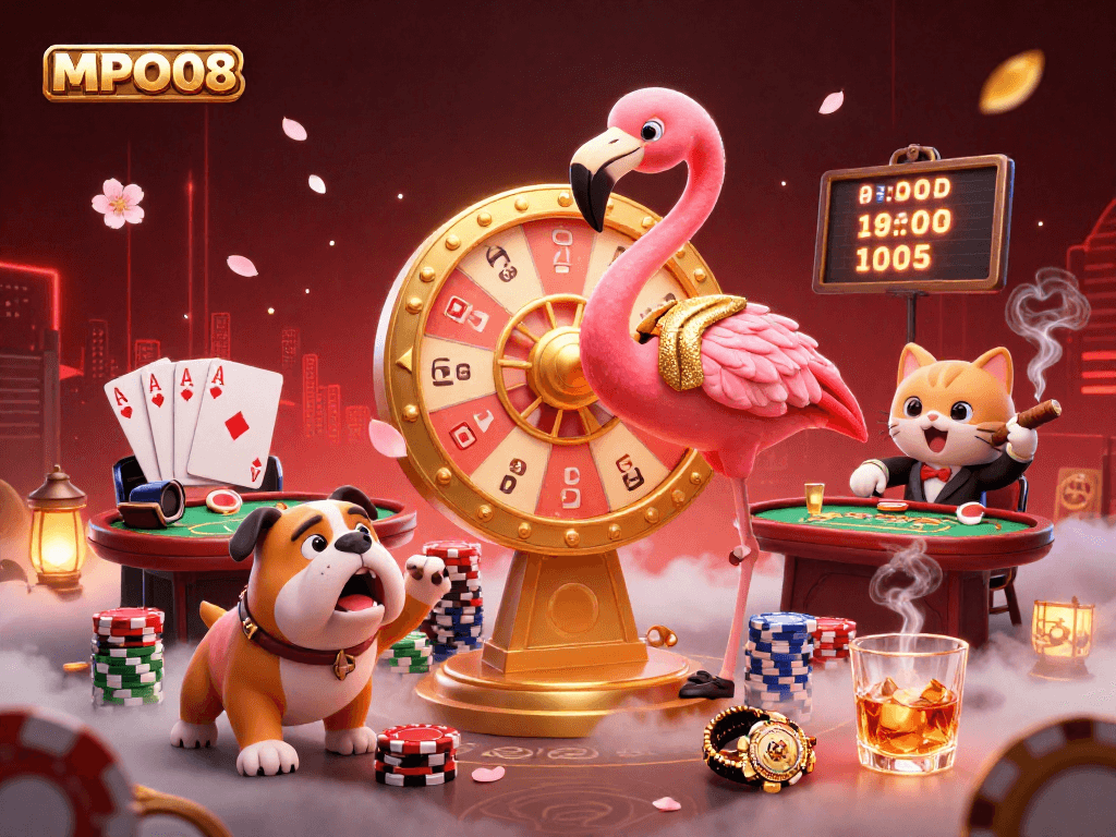 MPO08 enhances your gaming experience with vibrant visuals of interactive scenarios and prize reveals.