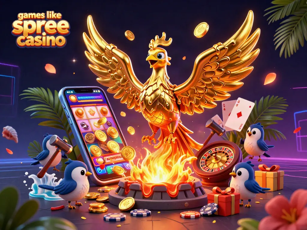 Play vibrant games like Spree Casino with unique slots and bonuses.