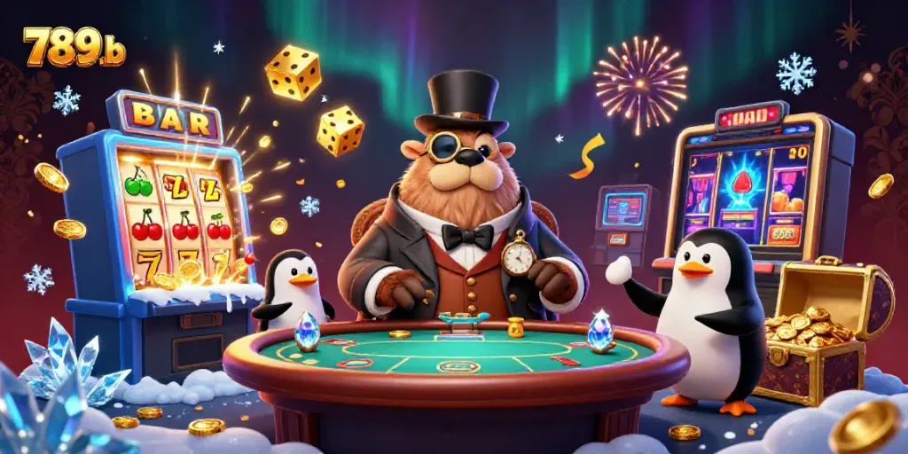Play poker underwater with 789b's engaging gaming characters in an exciting casino setting.