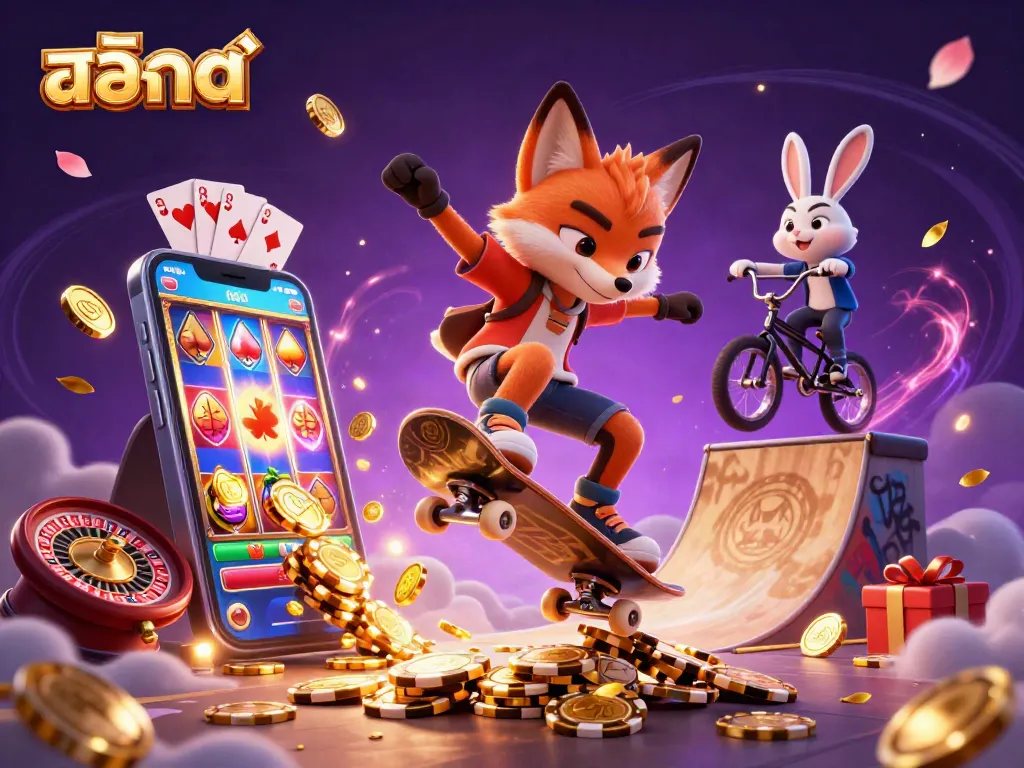 เล่นเกมส์สล็อตพร้อมกับผู้เล่นในภาพการ์ตูน 3D ที่น่าตื่นเต้น
