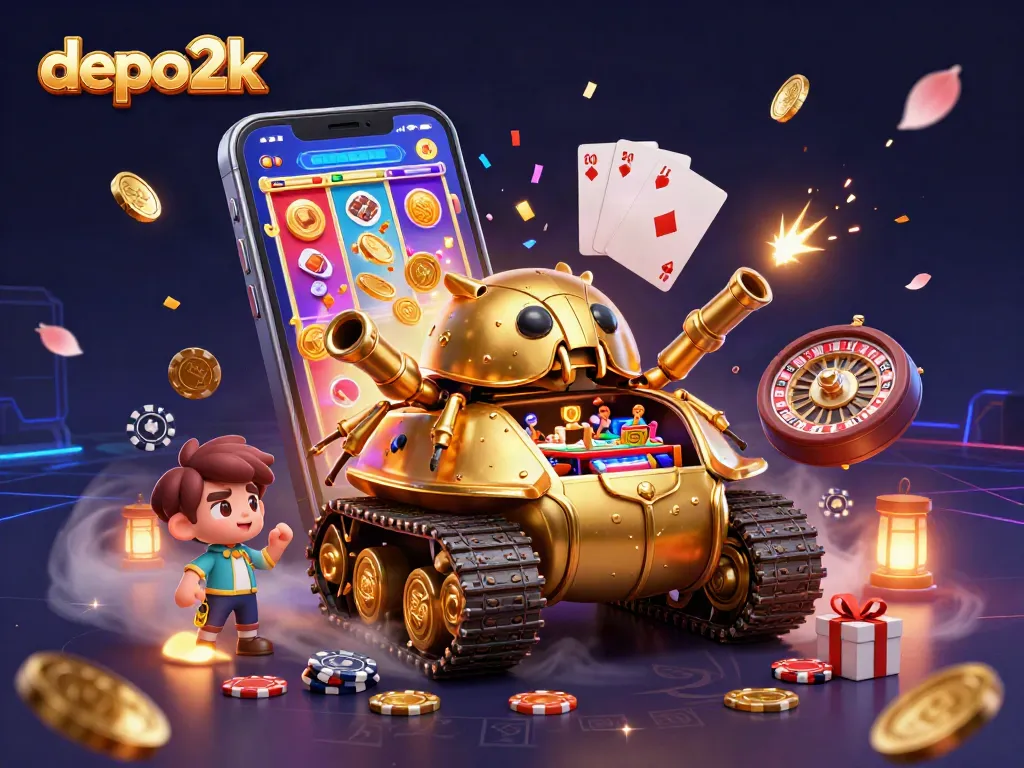 Experience exciting gameplay and vibrant casino scenes with depo2k's thrilling features.