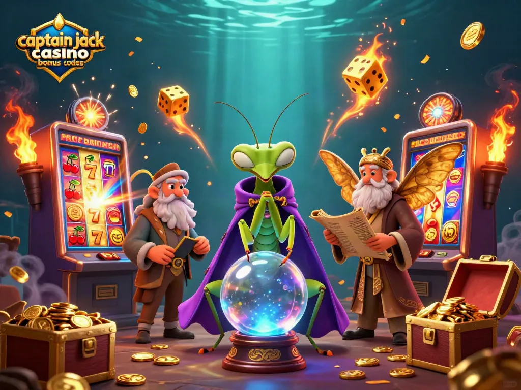 Win with captain jack casino bonus codes in a vibrant 3D animated casino scene full of excitement.