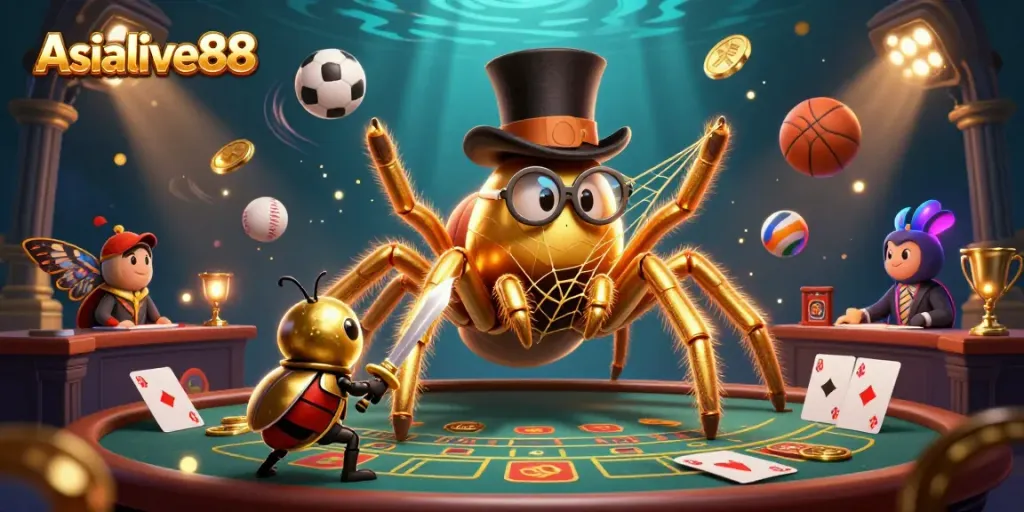 Engage with Asialive88's exciting live casino experience featuring dynamic characters and elements.