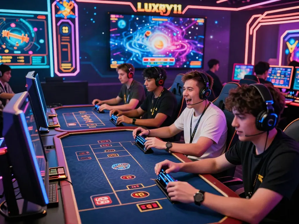 luxury111 online gaming players engaged in competitive cosmic-themed matches