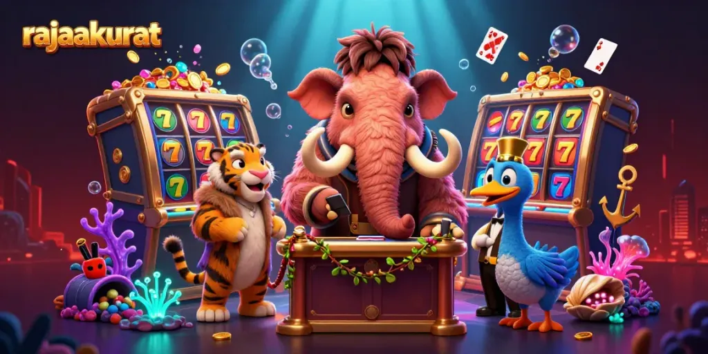 Rajaakurat memimpin pengunjung dengan jackpot slot, menggoda kekayaan dengan kerumunan permainan.