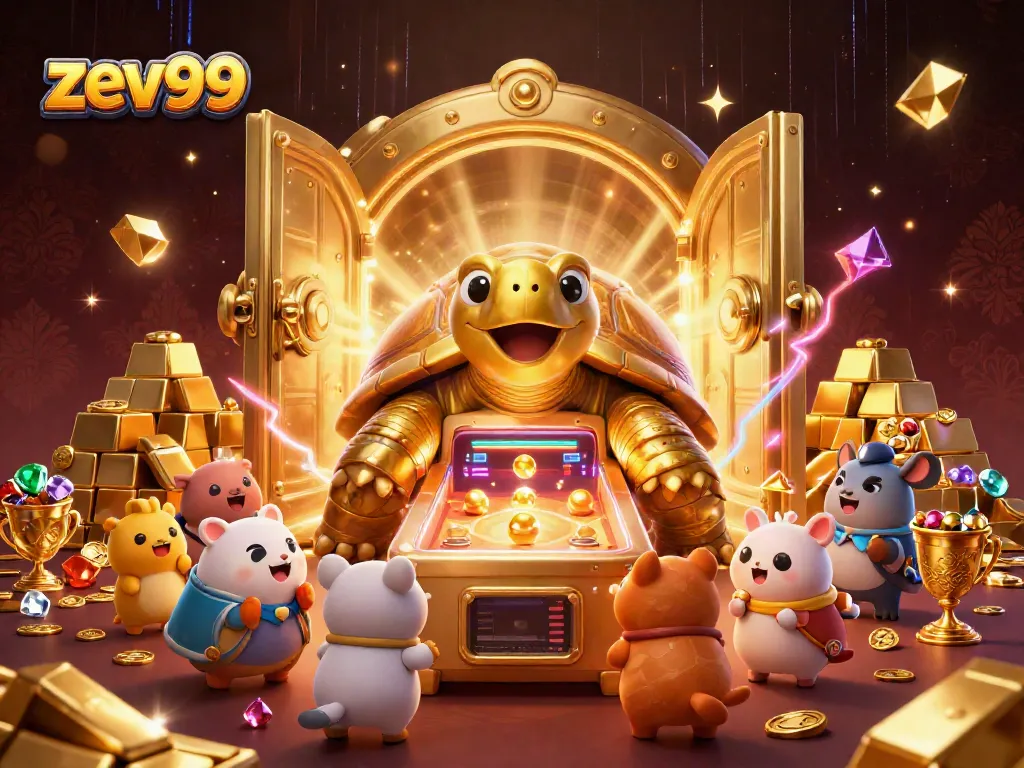 Experience vibrant gameplay at zev99 through an exciting casino atmosphere with animals and golden treasures.