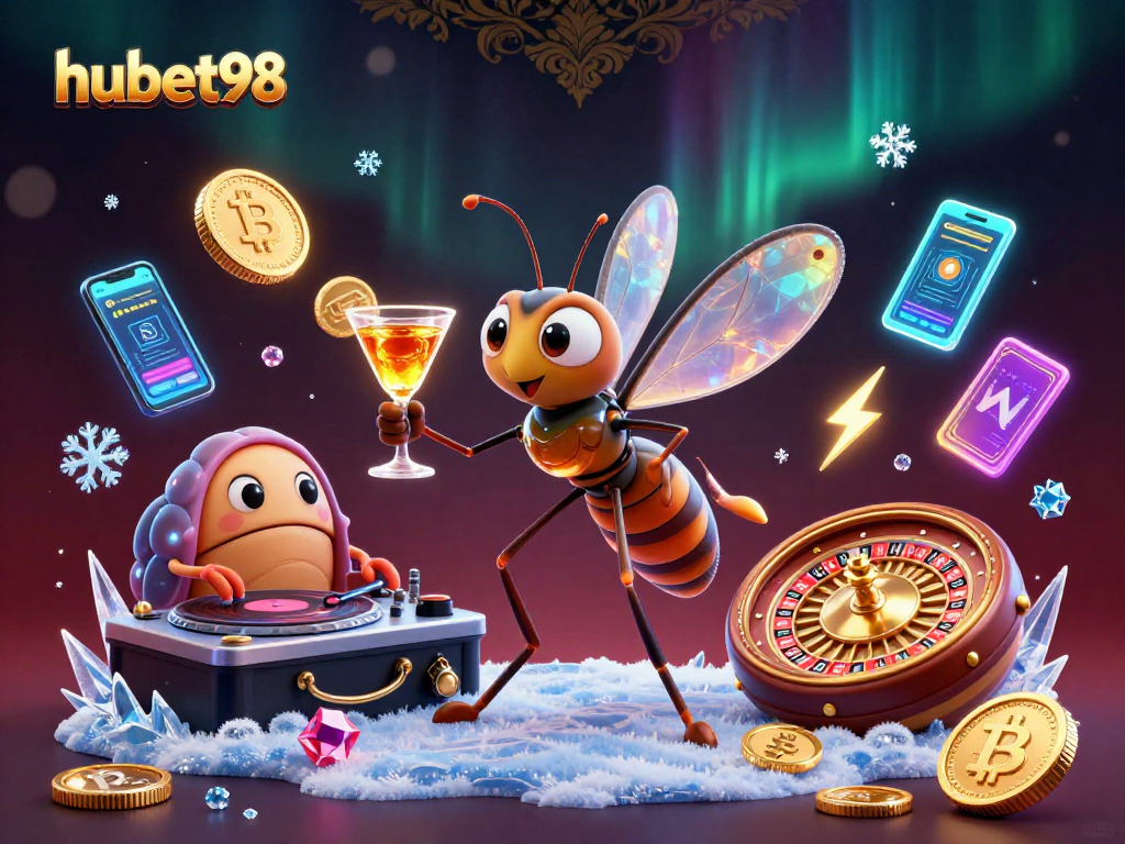 Win big with hubet98 while enjoying a dynamic casino scene filled with vibrant gaming elements.