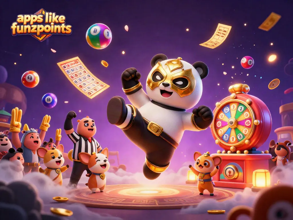 Engage with exciting games at apps like funzpoints featuring vibrant gaming scenes with enthusiastic players.