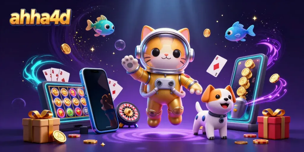 Experience the excitement of ahha4d with vibrant slot games and dynamic 3D elements.