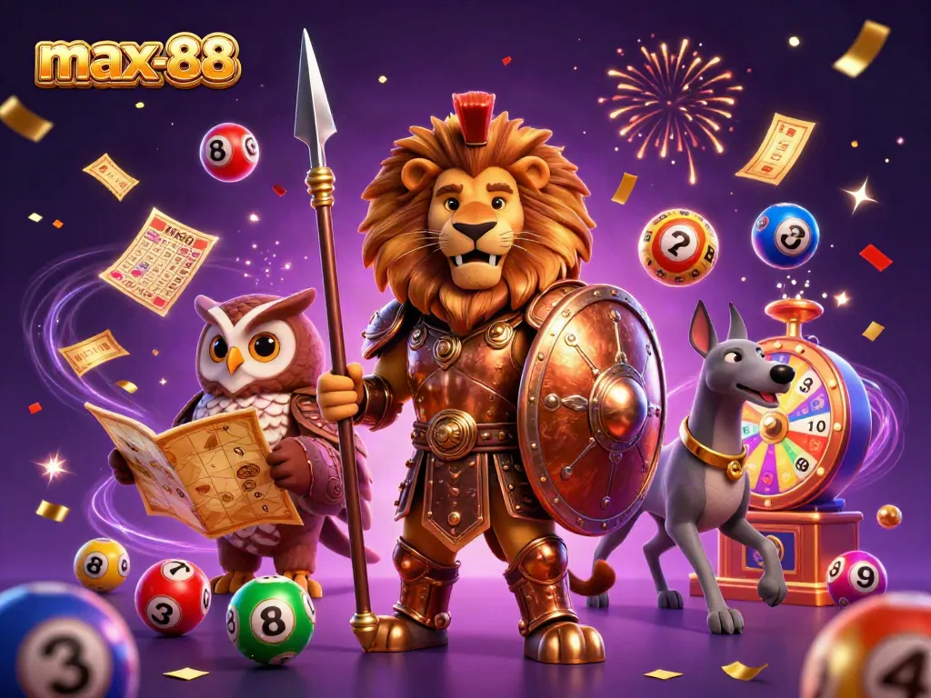 Experience thrilling gaming at max-88 with exhilarating lottery balls, a dynamic prize wheel, and exciting cash rewards.