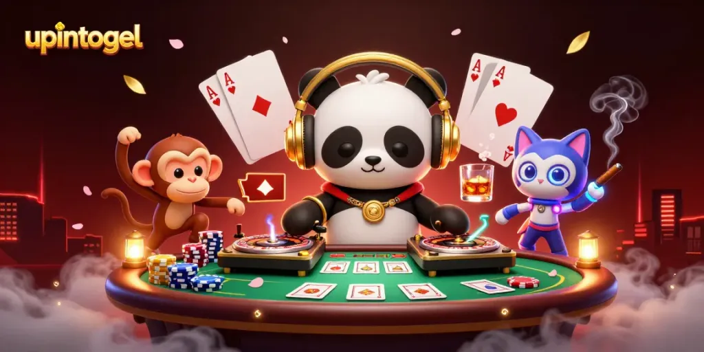 Menangkan jackpot di upintogel dengan DJ panda dan karakter lucu dalam kasino digital yang ceria.