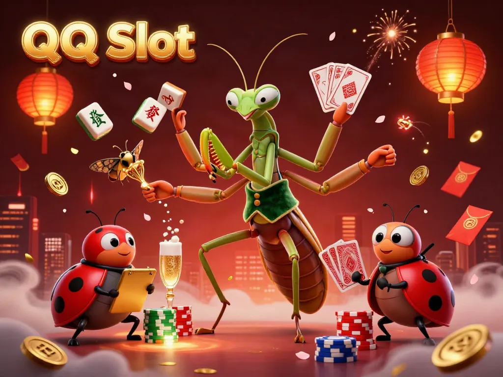 Engage in thrilling gameplay with QQ Slot featuring vibrant characters and immersive casino elements.