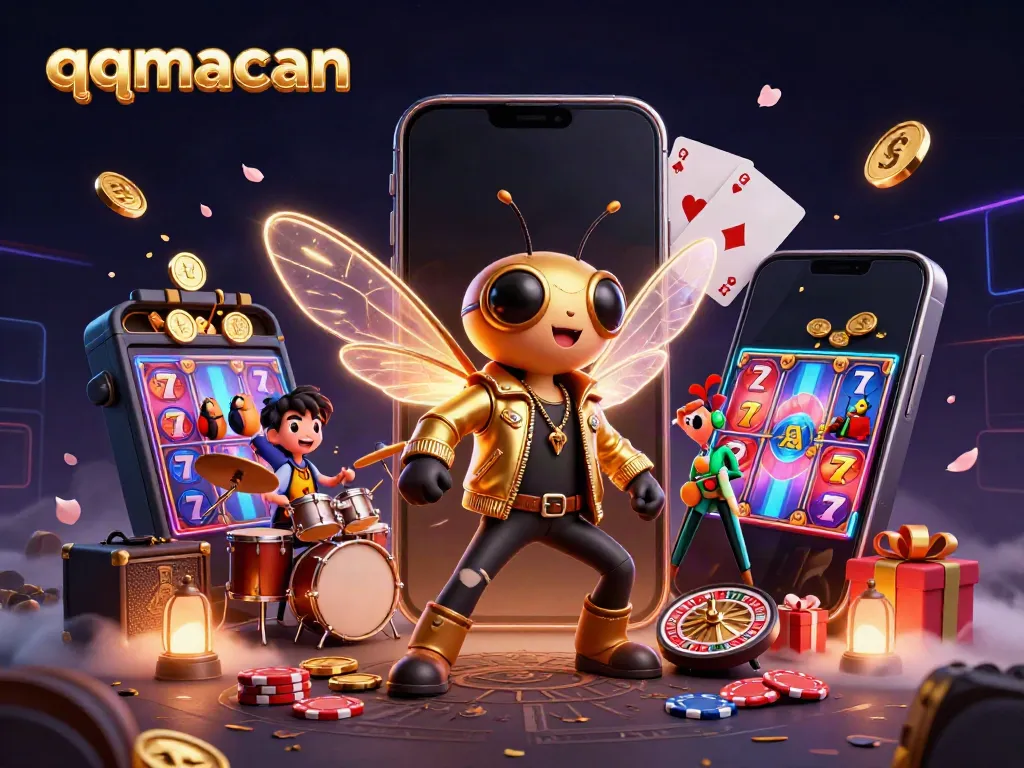 Engage with thrilling casino action featuring qqmacan, dynamic gaming elements, and vivid characters.