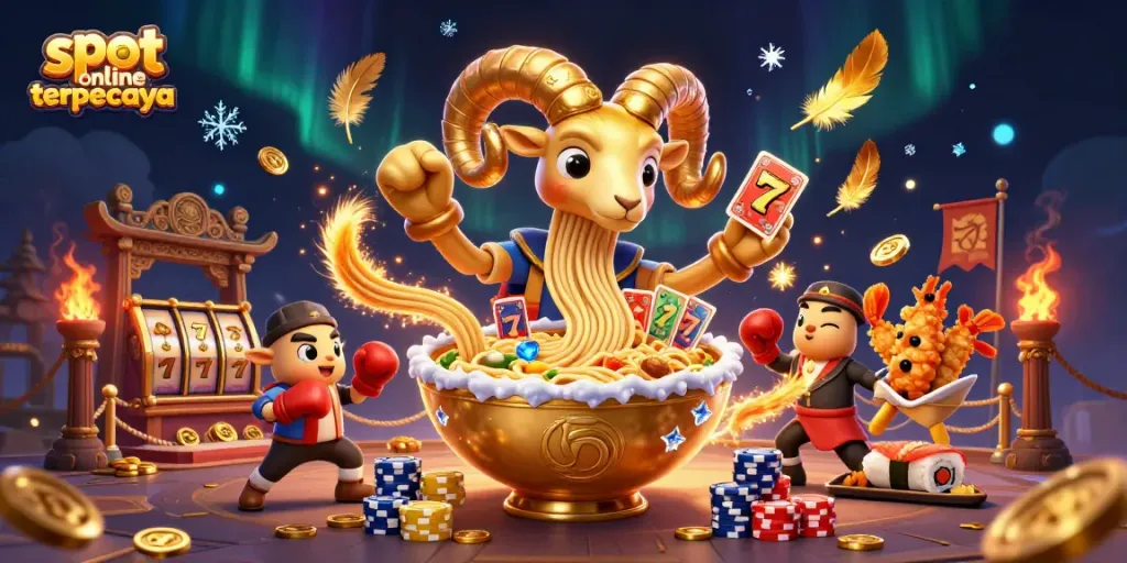Engage in thrilling gameplay with slot online terpercaya featuring vibrant casino characters and dynamic elements.