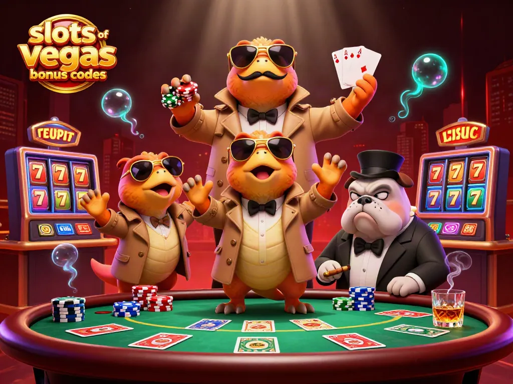 Experience thrilling slots of vegas bonus codes with raptors in a trench coat at a VIP casino lounge