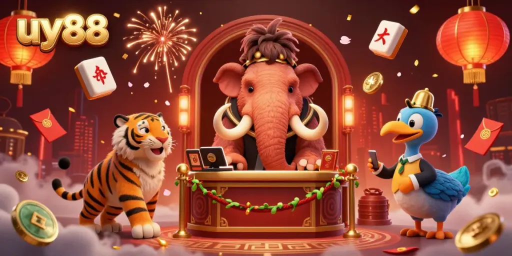 Experience the vibrant uy88 casino world with daring characters and dynamic gaming elements.