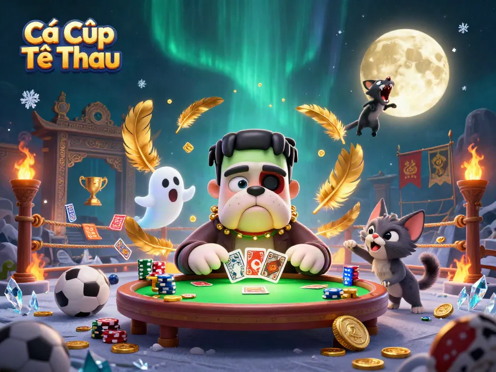 Experience the thrilling Cá Cược Thể Thao action with dynamic sports betting elements and iconic characters.