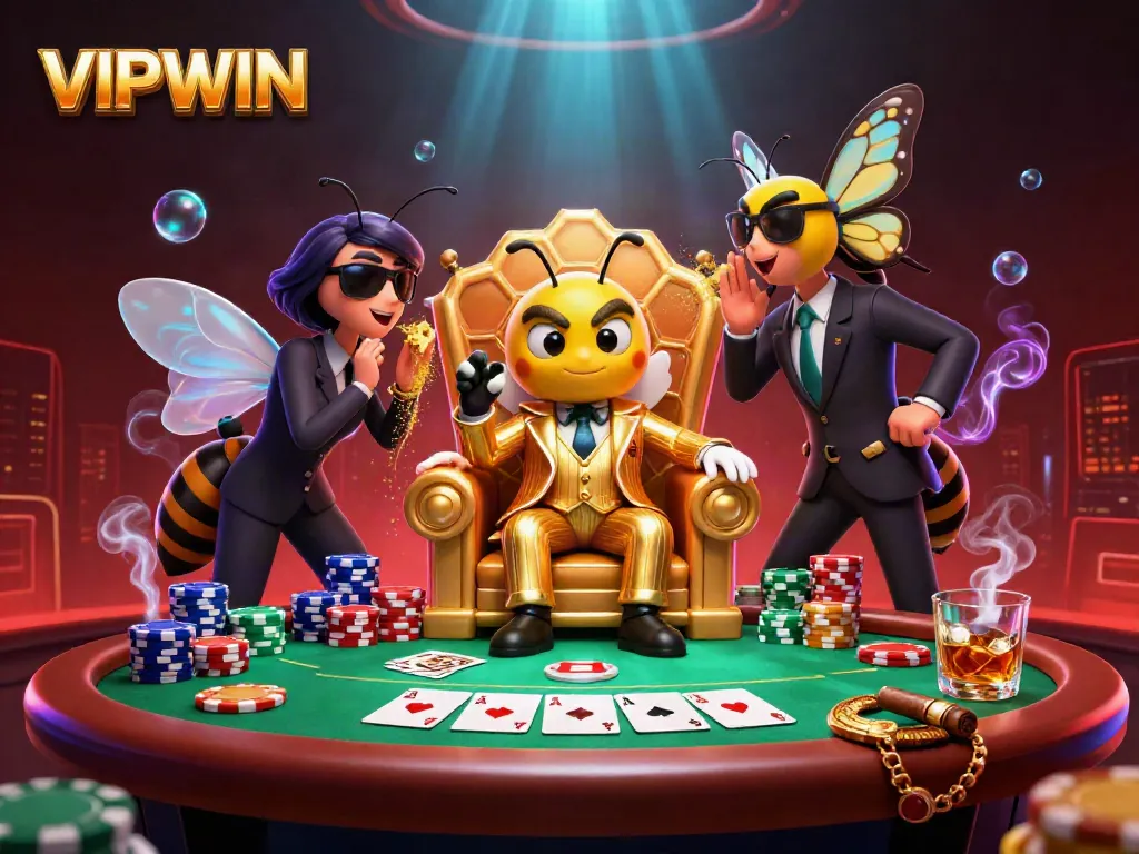 Experience VIPWIN's casino thrills with a mob boss leading poker nights and exciting gameplay.