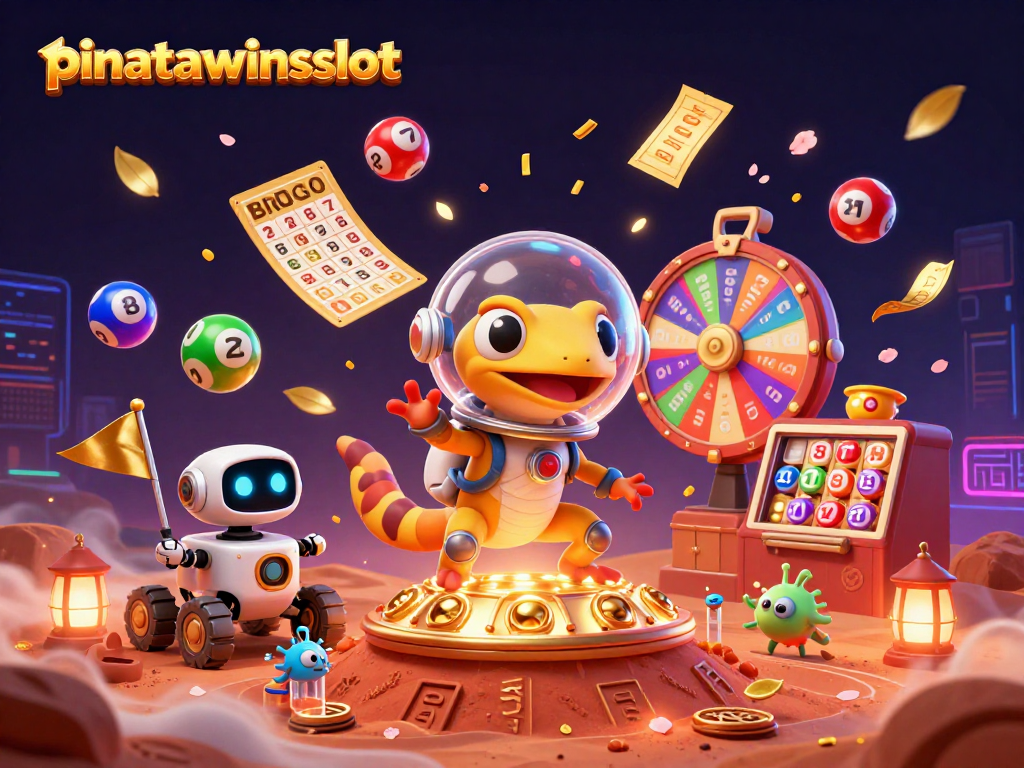Join the excitement of pinatawinsslot as a Martian gecko discovers a golden casino on Mars.